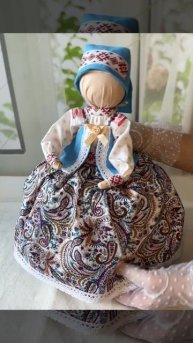 Кукла грелка на чайник