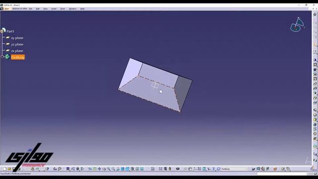 Convert part to sheet metal Catia v5