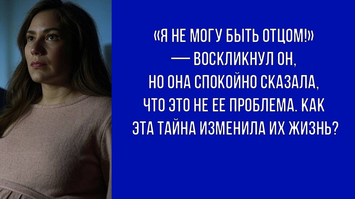 Жена объявила о беременности, но муж знал, что не может иметь детей — правда оказалась страшнее лжи