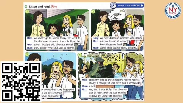 Page 20 - Family and Friends 4 - UNIT 3 - The Dinosaur -01