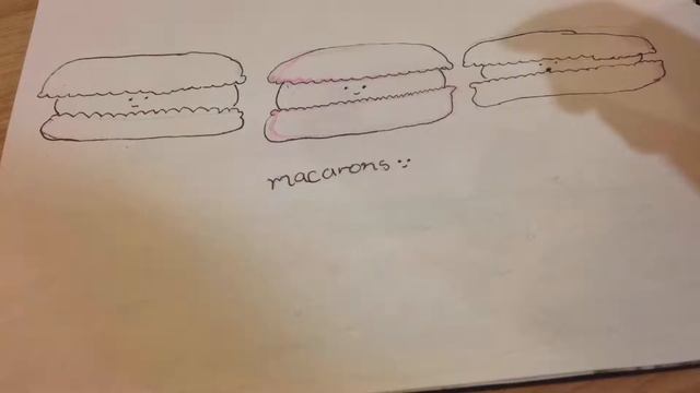 Drawing Cute Macarons