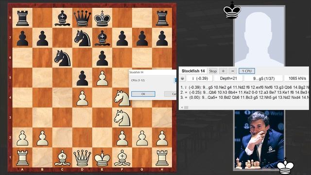 A King Hunt By Karjakin In French Defense