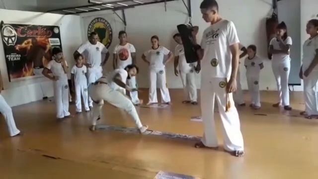 Capoeira Tutorial - 3 Contra-ataque na Meia lua de frente com Armada - Mestre Ganso