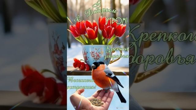 Доброе утро💖 Пусть каждый день в вашей душе светит солнце🌺💖