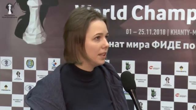 INTERVIEW Mariya Muzychuk after Winning game || Women's World Championship 2018