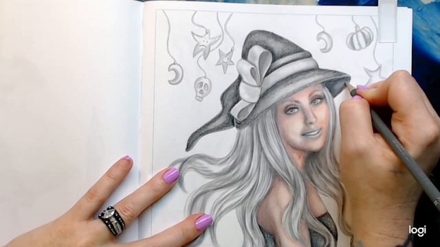 Flip Through and Speed Coloring of Magic Autumn by Alena Lazareva