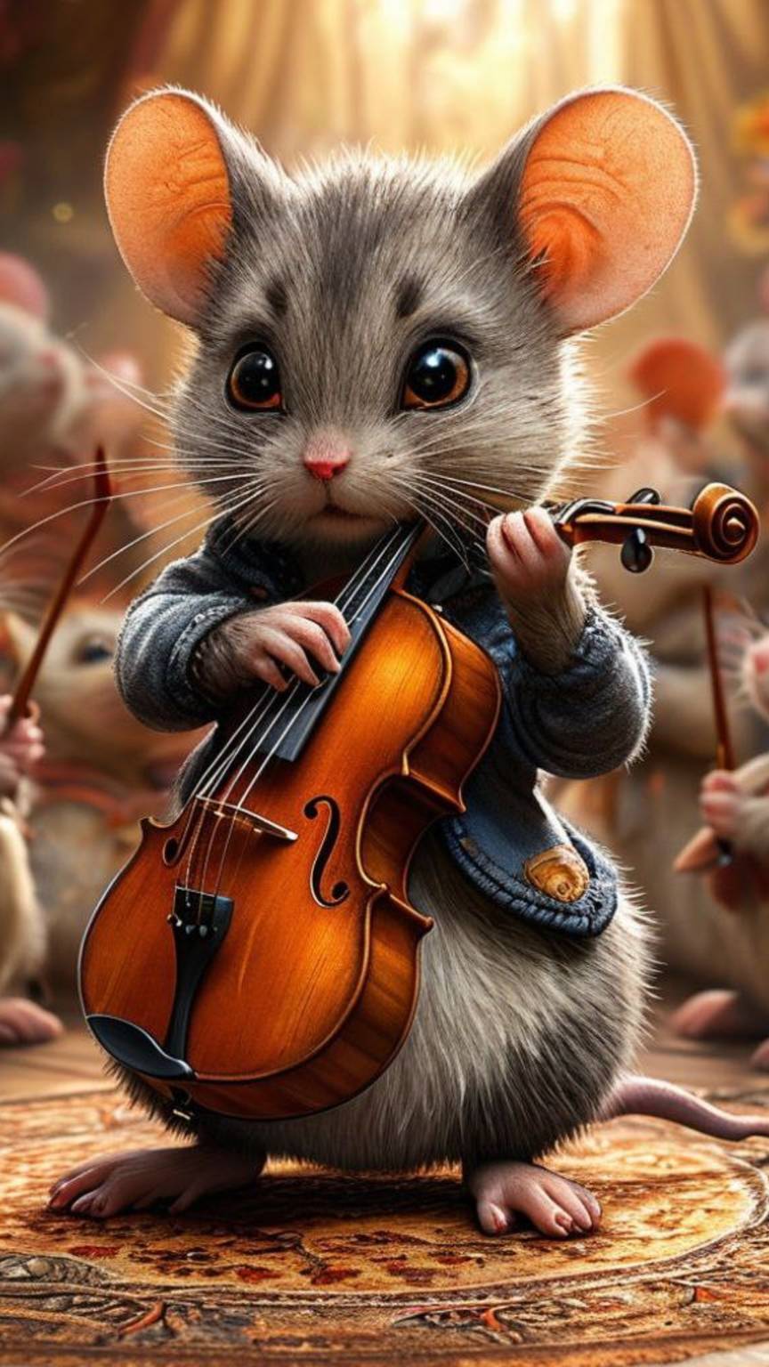 Мышата на концерте