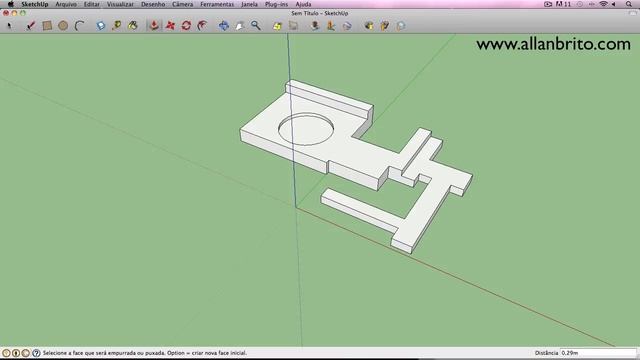 Tutorial 97: SketchUp e o plugin Shape Bender