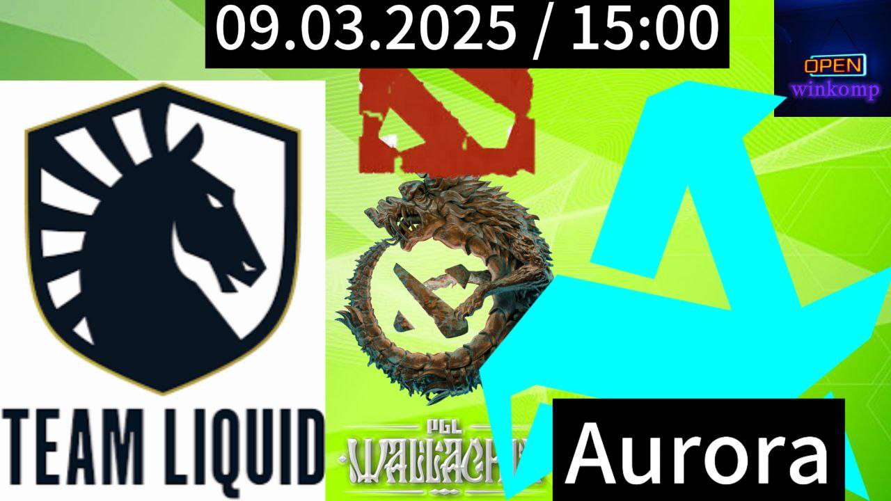 DOTA 2 - PGL / Liquid vs Aurora (Winkomp)