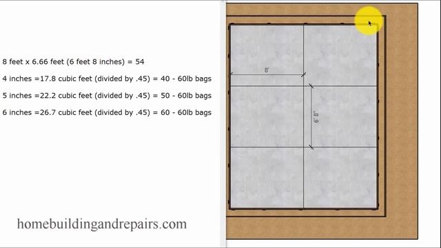 How MUCH Concrete Do YOU Use When Pouring A Driveway In Sections