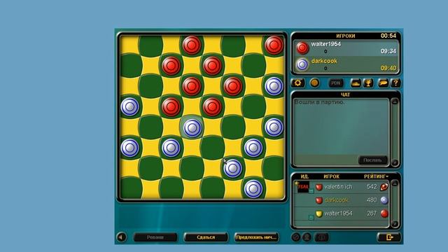 Checkers Flyordie darkcook vs walter1954