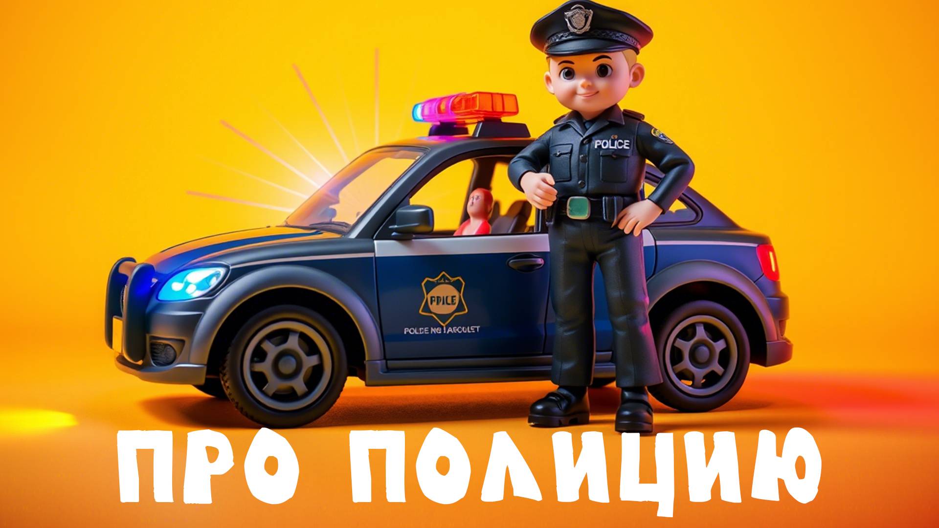 ПОЛИЦИЯ. Песенка про полицию. Песня про полицейского. Детские песенки. Песенка для малышей