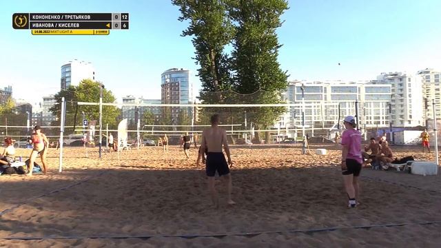 I Раунд: Кононенко / Третьяков VS Иванова / Киселев |  MIXT LIGHT A -  14.08.2022