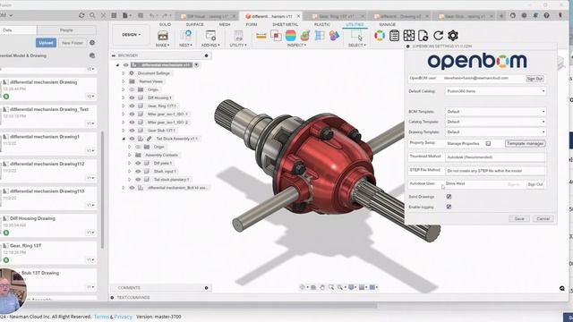 OpenBOM for Autodesk Fusion Drawings PDF - Sneak Peek - April 19 2024