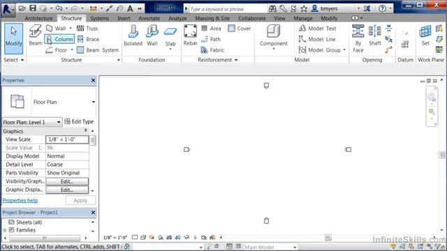 Revit Architecture | Tutorial | User Interface | Ribbon Menu