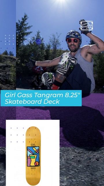 girl gass tangram 8 25 skateboard deck