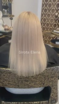 Коррекция наращивания волос 180 прядей 50 см