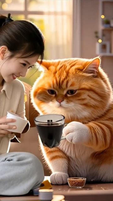 Кот Персик