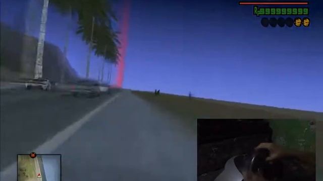 Main GTA SA pake stir mobil | GTA SA with sterring whell