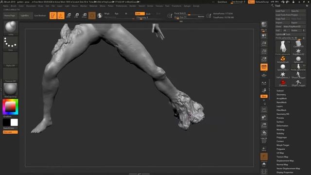 From SKETCH to... ROCKY CHARACTER   [ ZBRUSH TIMELAPSE ]