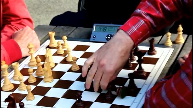 Timed Chess in Bernardine Park Vilnius Lithuania