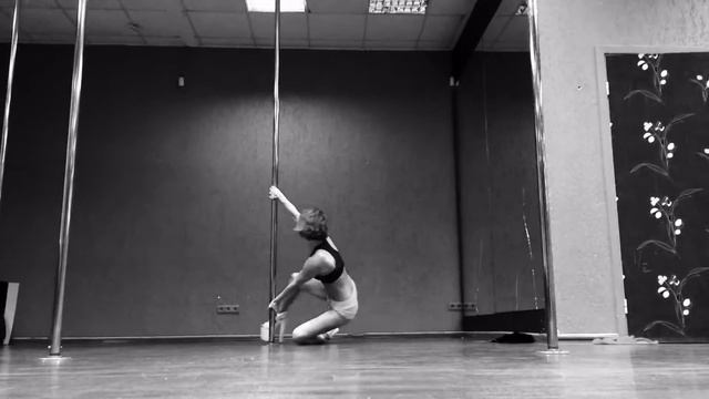 pole combo Anna Lobacheva. pole dance in Minsk