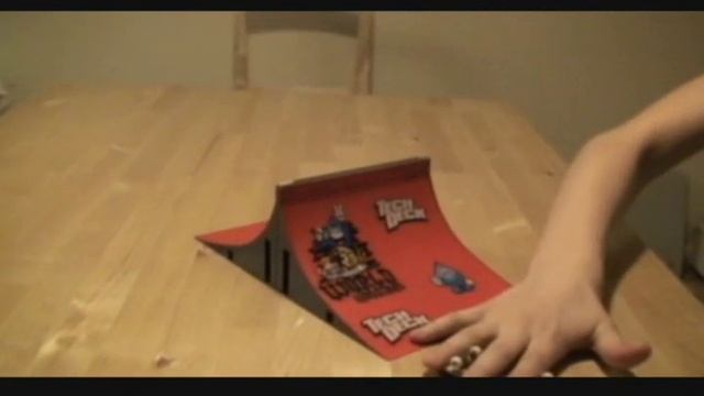 How not to use tech deck fingerboard