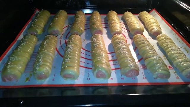 #еда#тесто#сосиска   СОСИСКИ В ТЕСТЕ 🥐🥐🥐🥐🥐