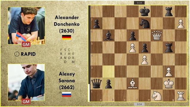 And the Engine-bar plays tennis | Alexey Sarana vs. Alexander Donchenko | Fischer Random World Cup