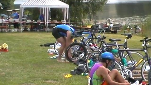 Triathlon Vohenstrauß 2000, Wechsel Bike Run Hölzl