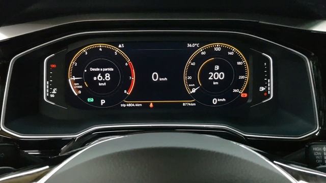 Polo Highline - Mudando a cor do painel para vermelho gti gts via software