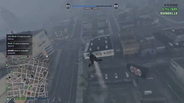 GTA Online PS4 - Buzzard Trolling, Sniping & A Mugging