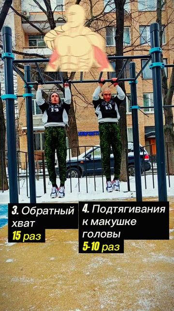 4 вида подтягиваний #спорт #nogymworkout #sports #calisthenics #shorts