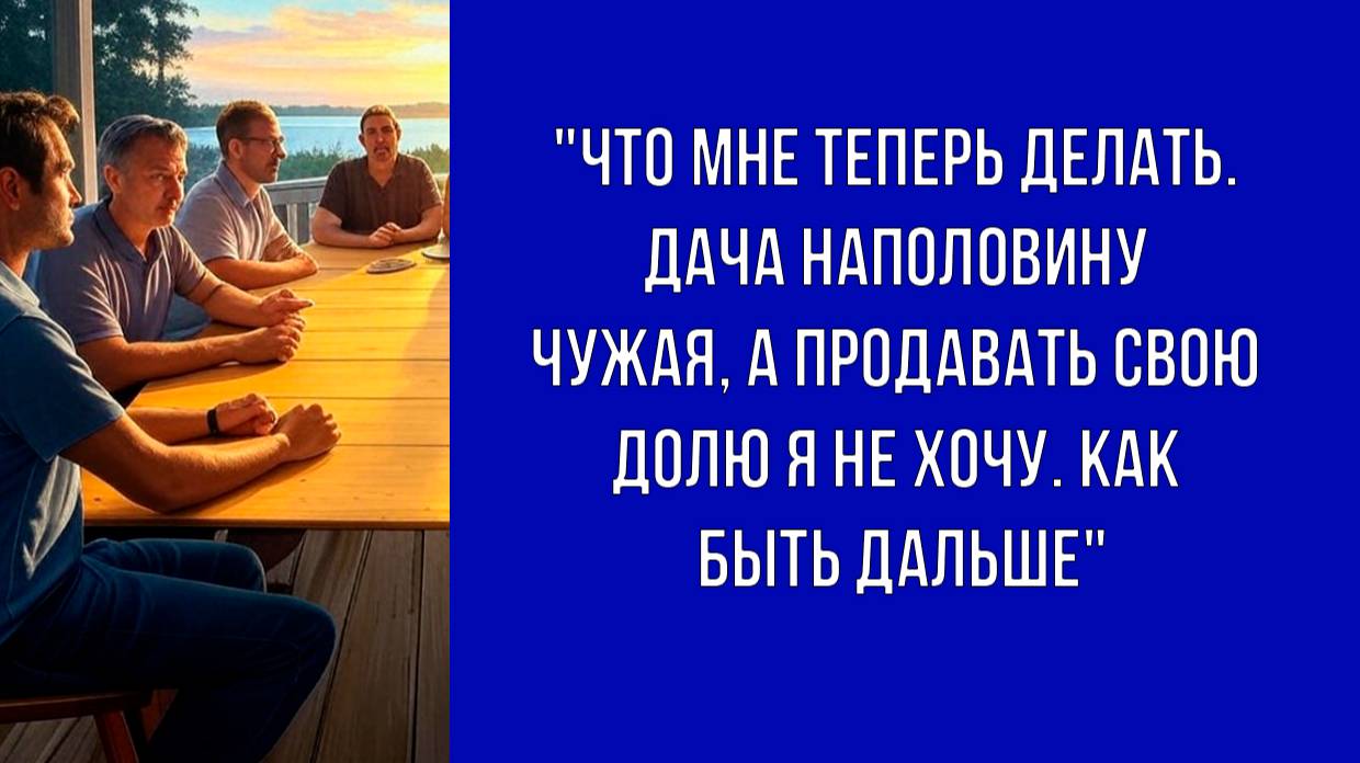 Делить дачу с чужим человеком или продать свою долю и забыть обо всём — не лучший выбор