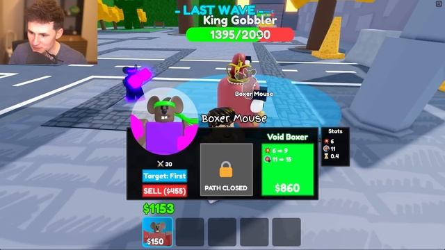 I built MAX CHEESE TOWER DEFENSE..