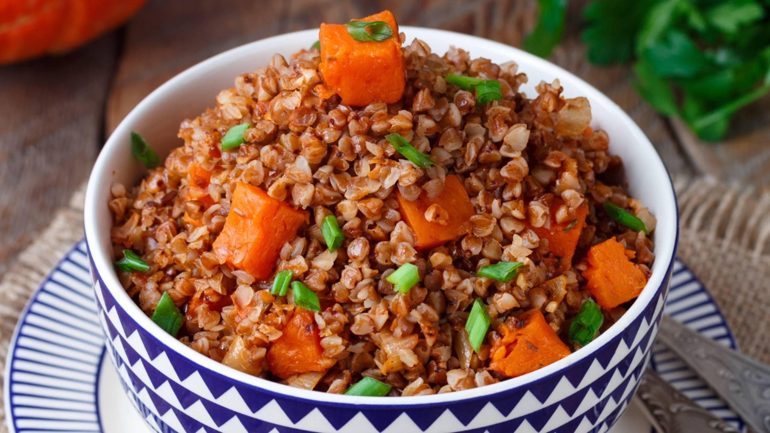 🍲 Гречка с тыквой без мяса