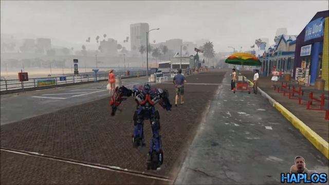 GTA 5 OPTIMUS PRIME SKIN ADDONPEDS