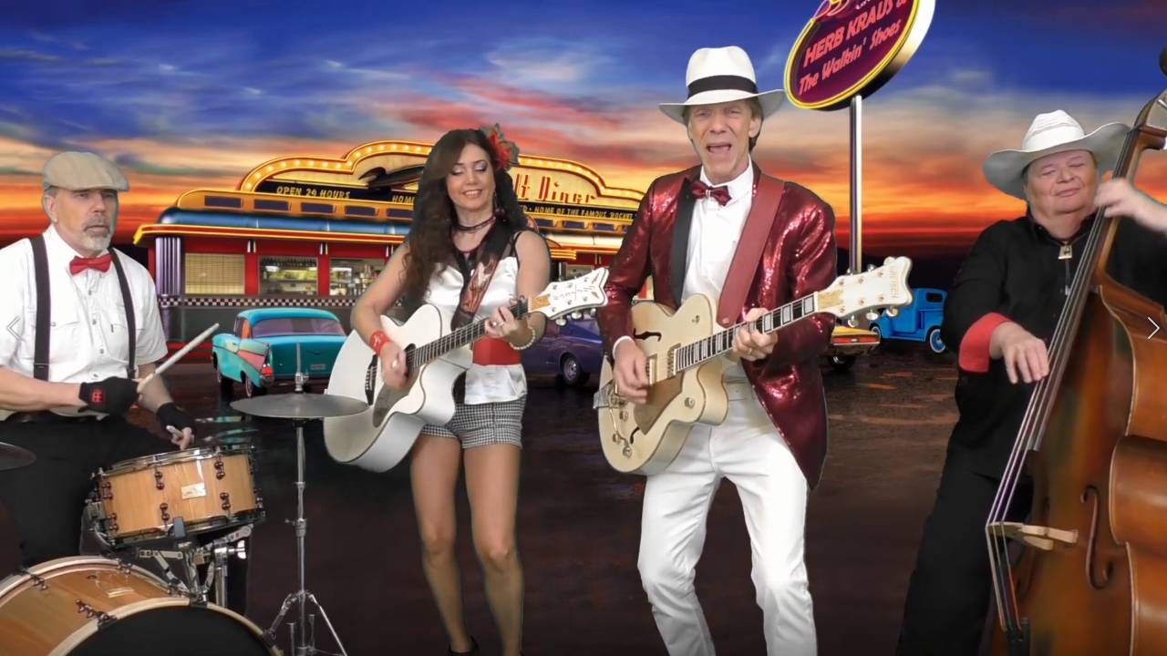 HERB KRAUS & THE WALKIN SHOES - RING OF FIRE Cover_