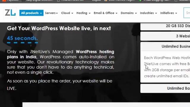 ZNetLive Coupon COdes upto 80% OFF with Free Domain