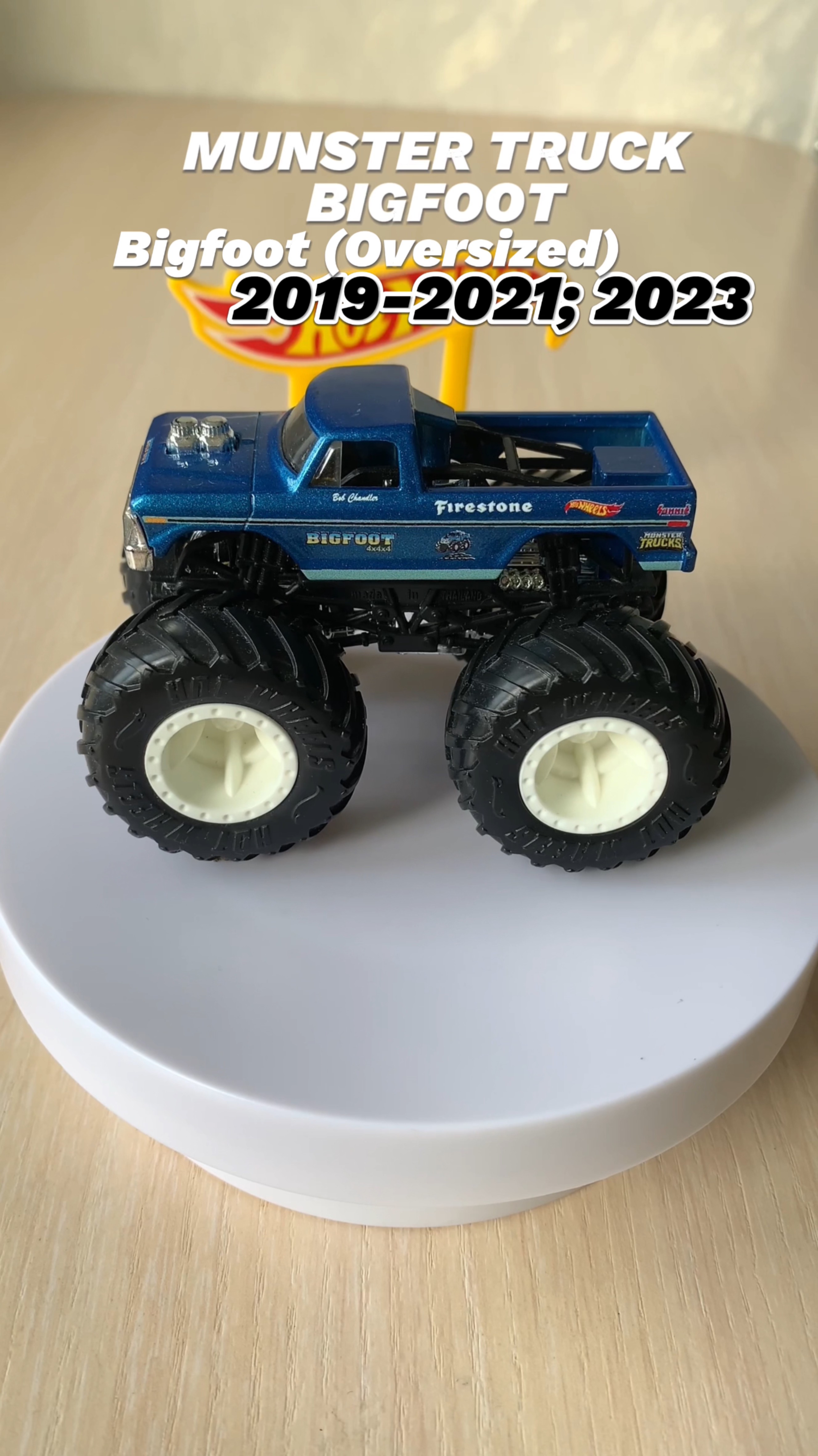 Bigfoot (Oversized) 2019-2021; 2023 Hot wheels