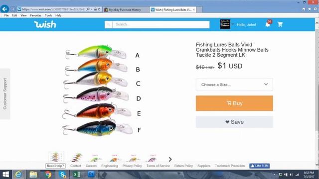 $2.00 Jointed Deep Diving Crankbait Bass Fishing Lure: Episode 525