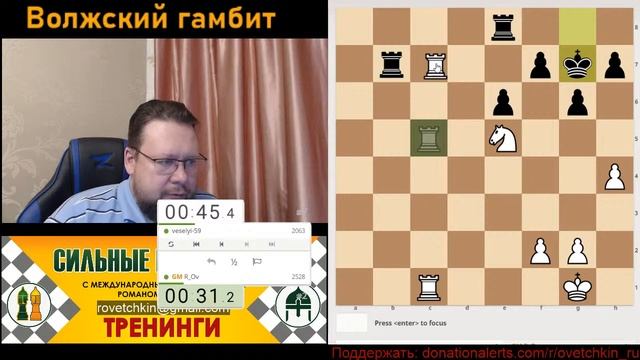 [RU] Тематический турнир. Волжский гамбит lichess.org
