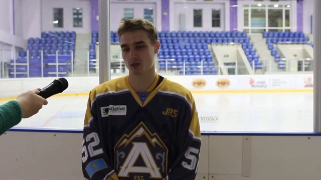 Степан Бачурин: интервью игрока МХК «Алматы» после игры «Алматы»-«Барыс»