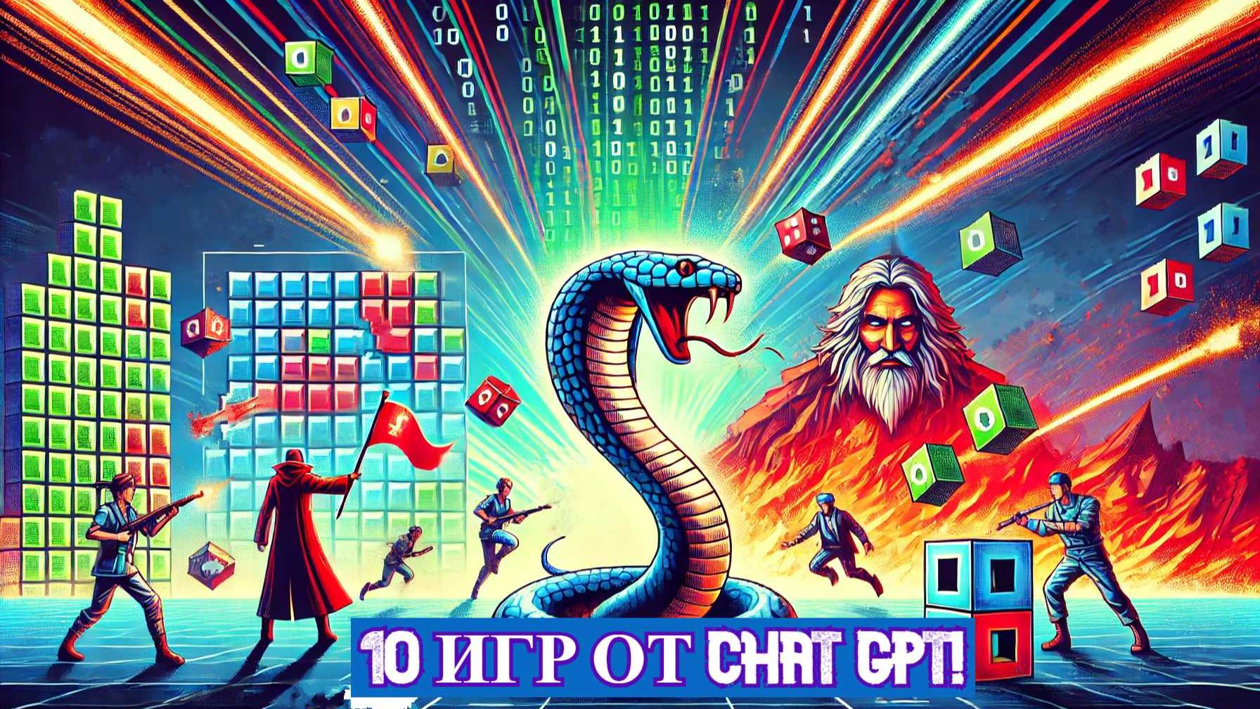 10 игр на Python от нейросети