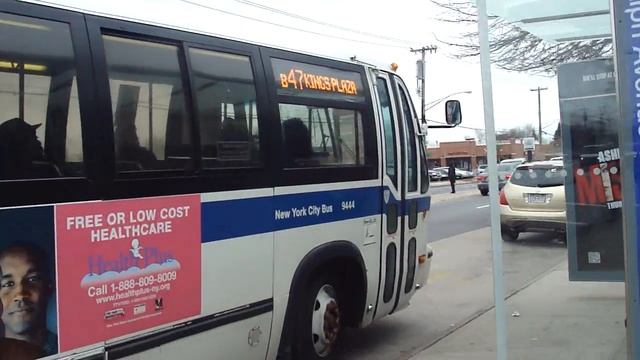 MTA NYCT Bus: 1998 Nova-RTS B47 Bus #9444 at Ave K-Ralph Ave