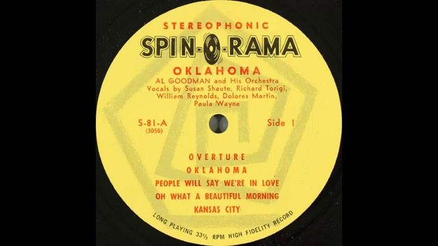 Oklahoma! (1962 studio cast recording, with Al Goodman & his orchestra)