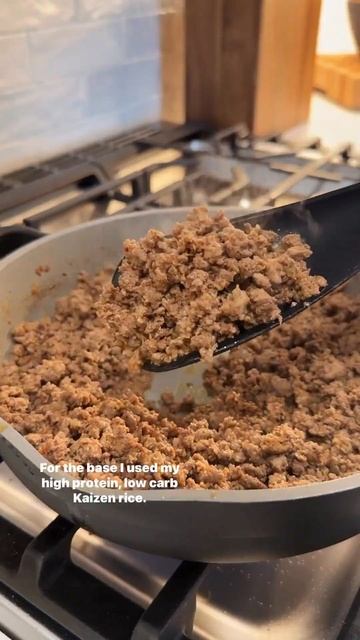 MIDDLE EASTERN BEEF AND RICE BOWL #lowcarb #lowcarbrecipes #keto #ketorecipes #healthyrecipes