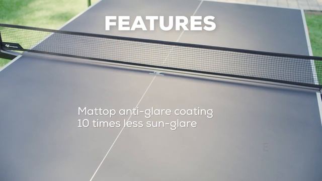Outdoor ping pong table 600X - Performance range