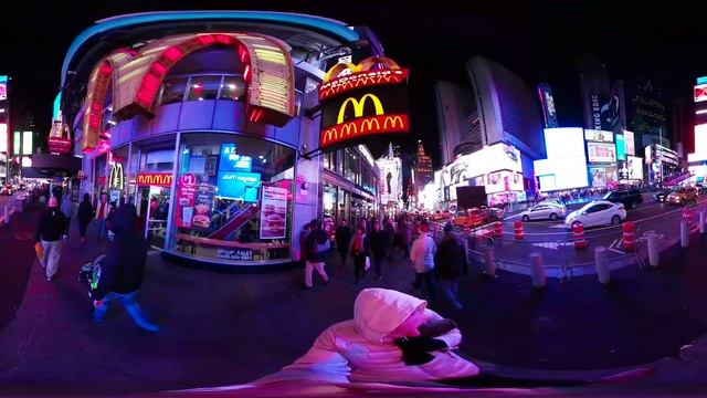 TIMES SQUARE, New York, VR 360 Video.