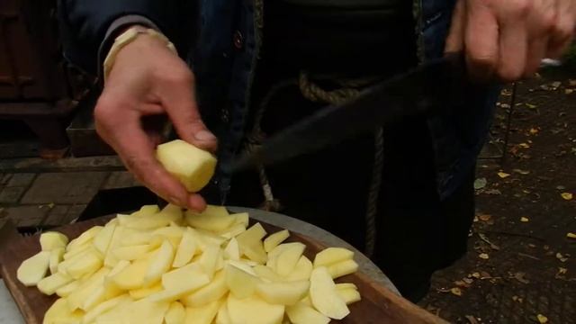 13 кузня. Жареная картошка, или тестирование нового ножа